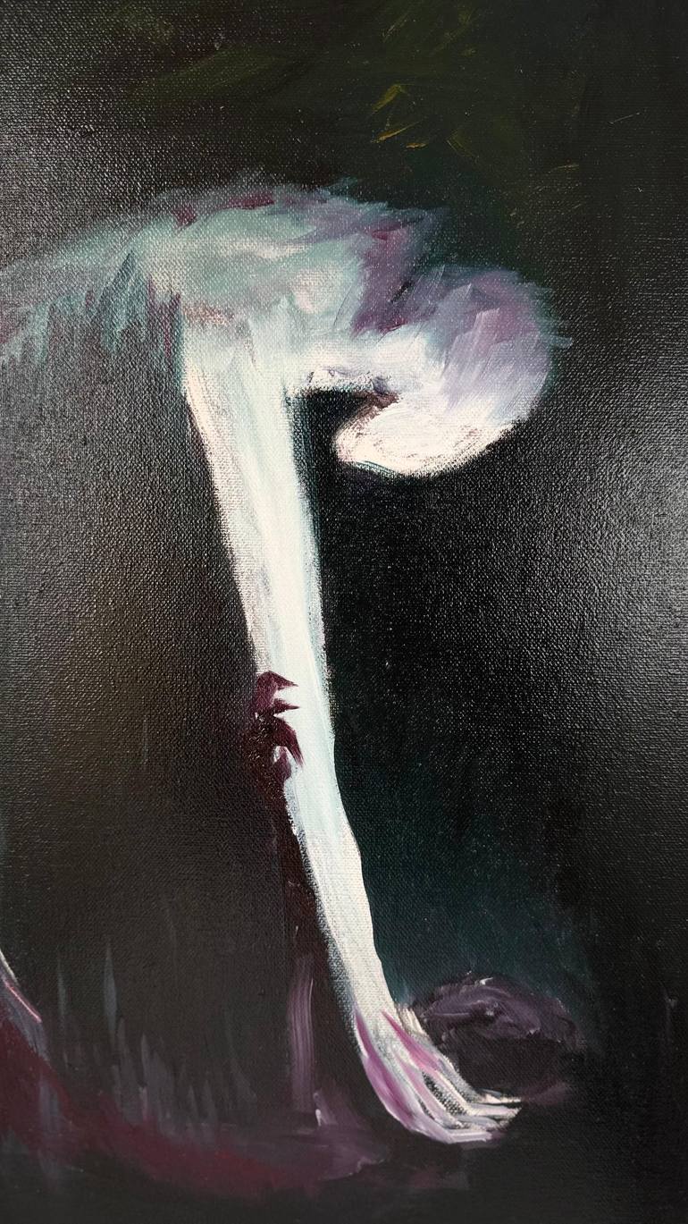 Original Abstract Expressionism Humor Painting by Sarah Tugce T