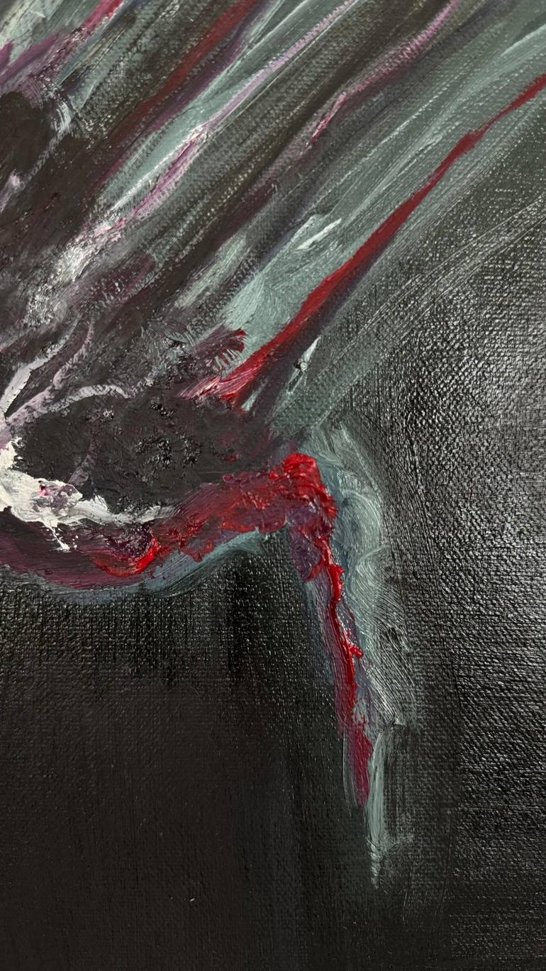 Original Abstract Expressionism Humor Painting by Tugce T