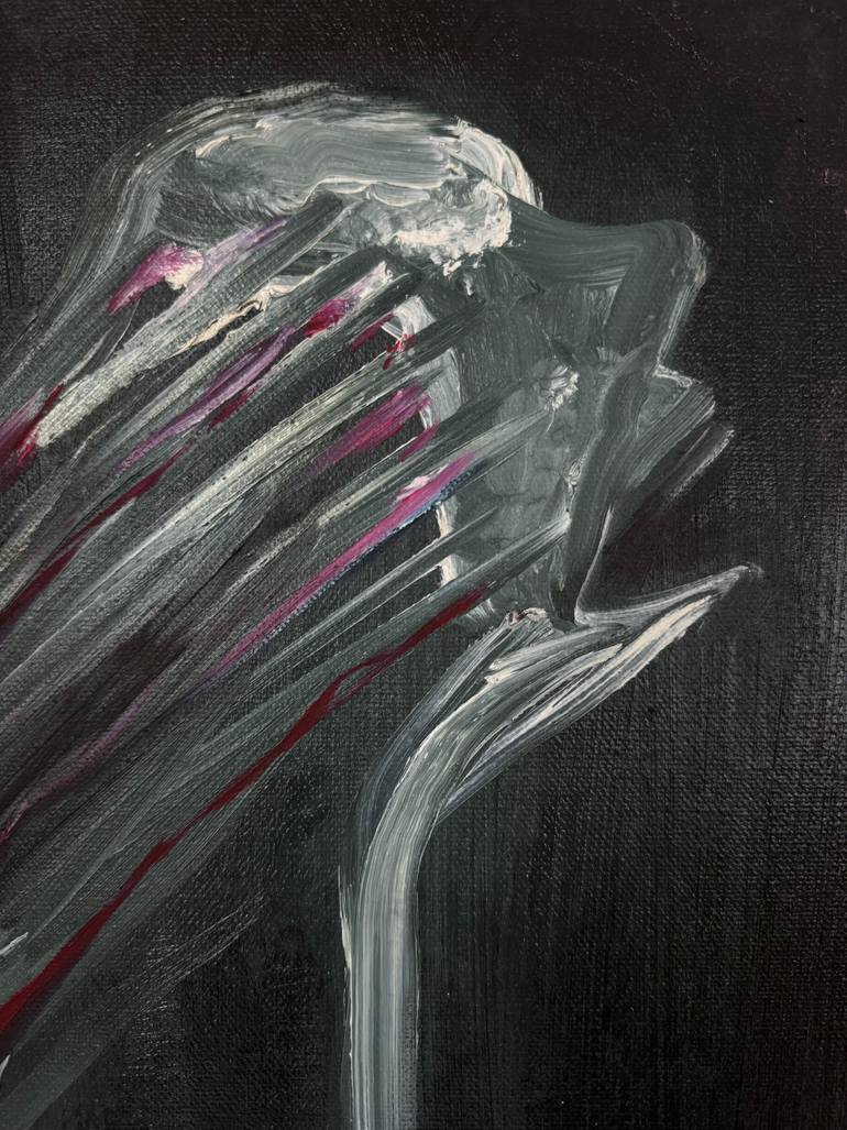 Original Abstract Expressionism Humor Painting by Tugce T