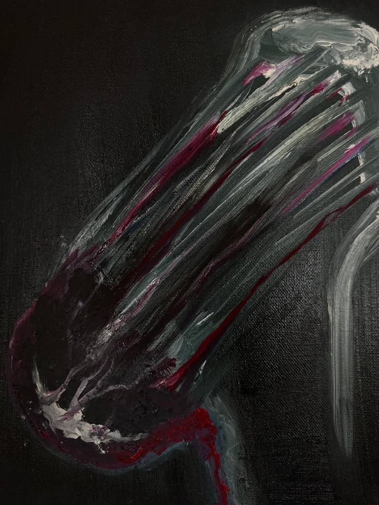 Original Abstract Expressionism Humor Painting by Tugce T