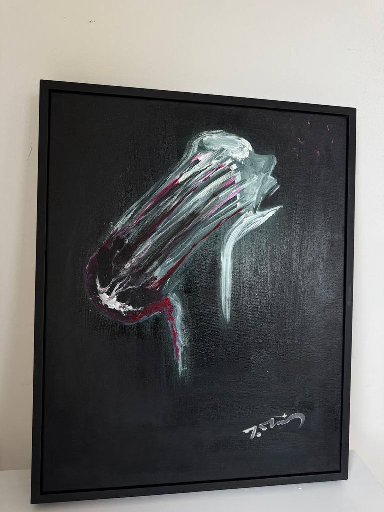 Original Abstract Expressionism Humor Painting by Tugce T