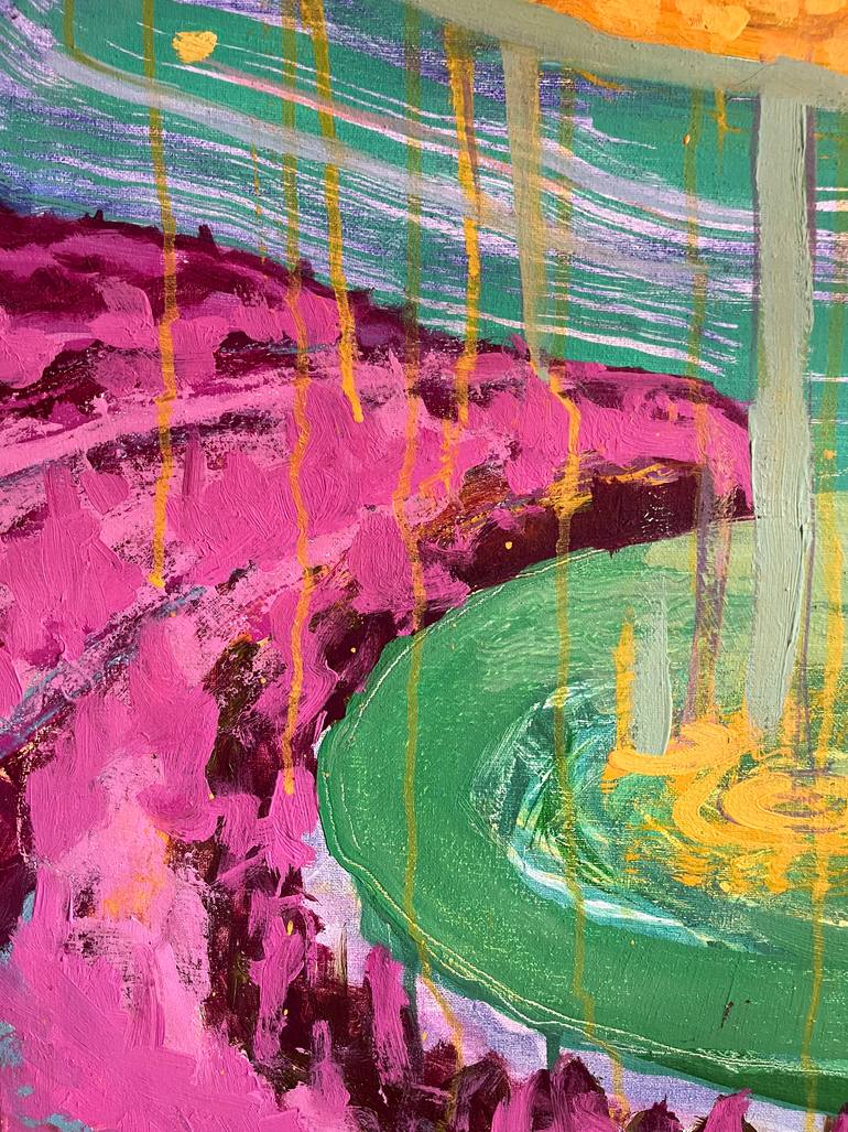Original Abstract Landscape Painting by Luis Tibar