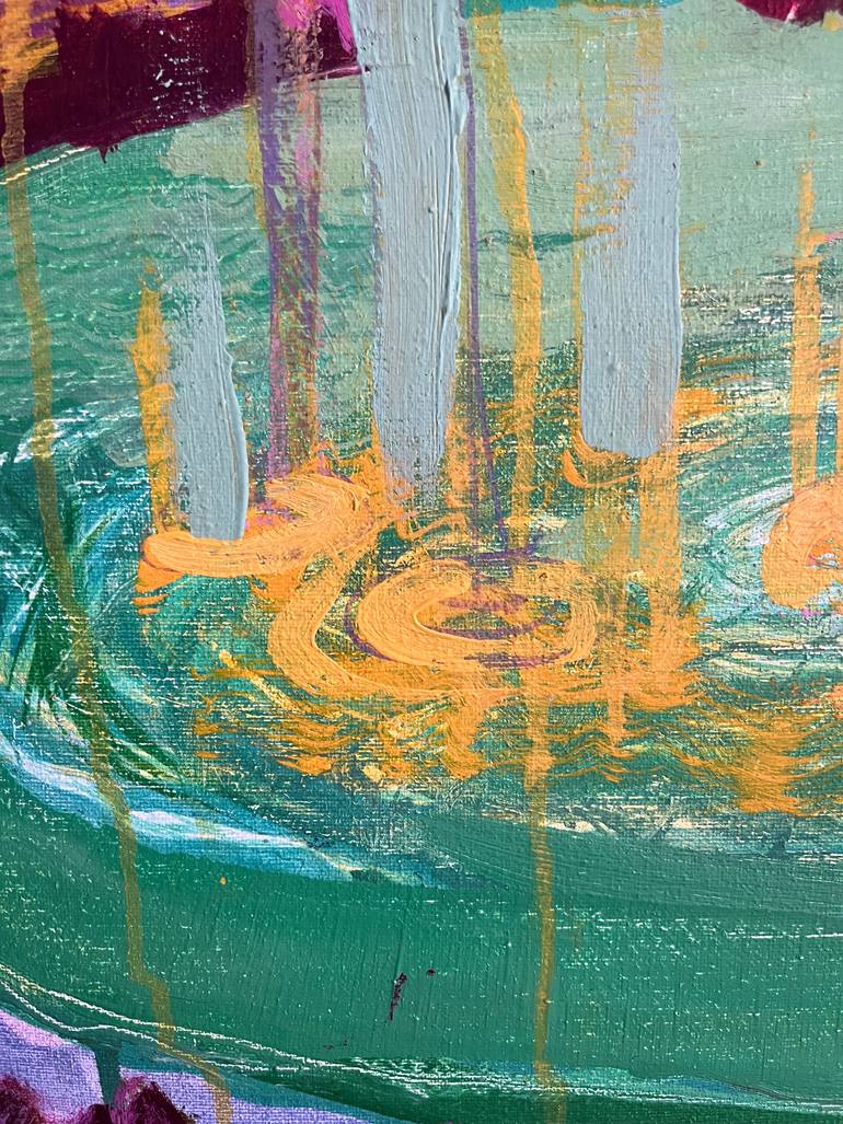 Original Abstract Landscape Painting by Luis Tibar