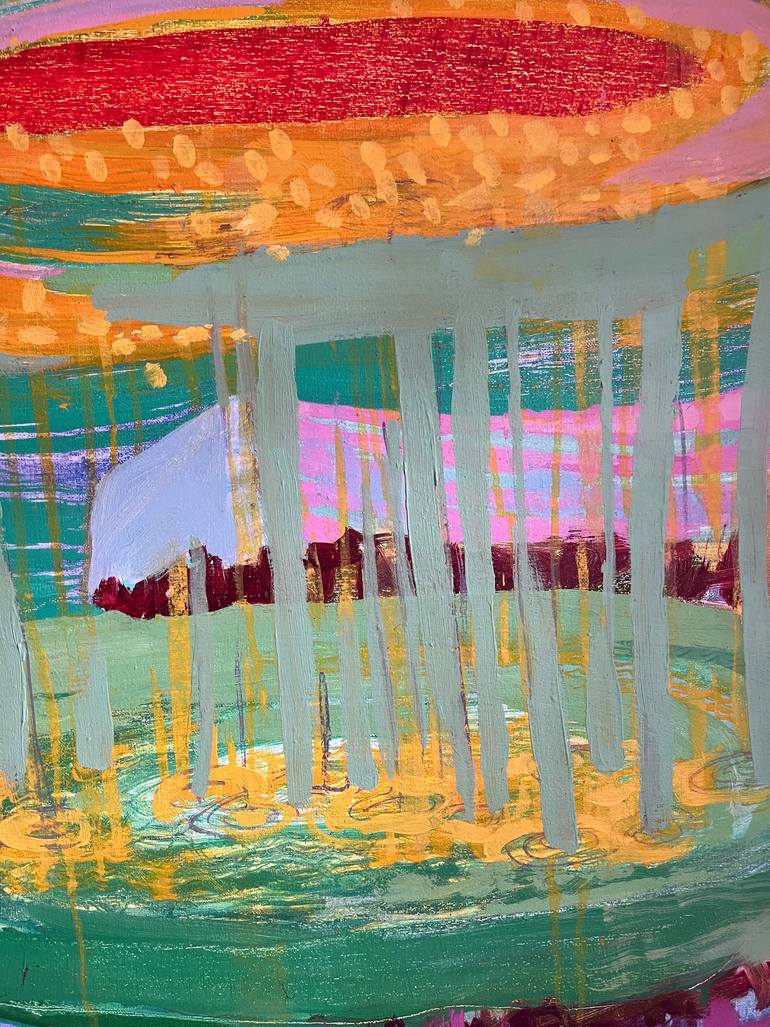 Original Abstract Landscape Painting by Luis Tibar