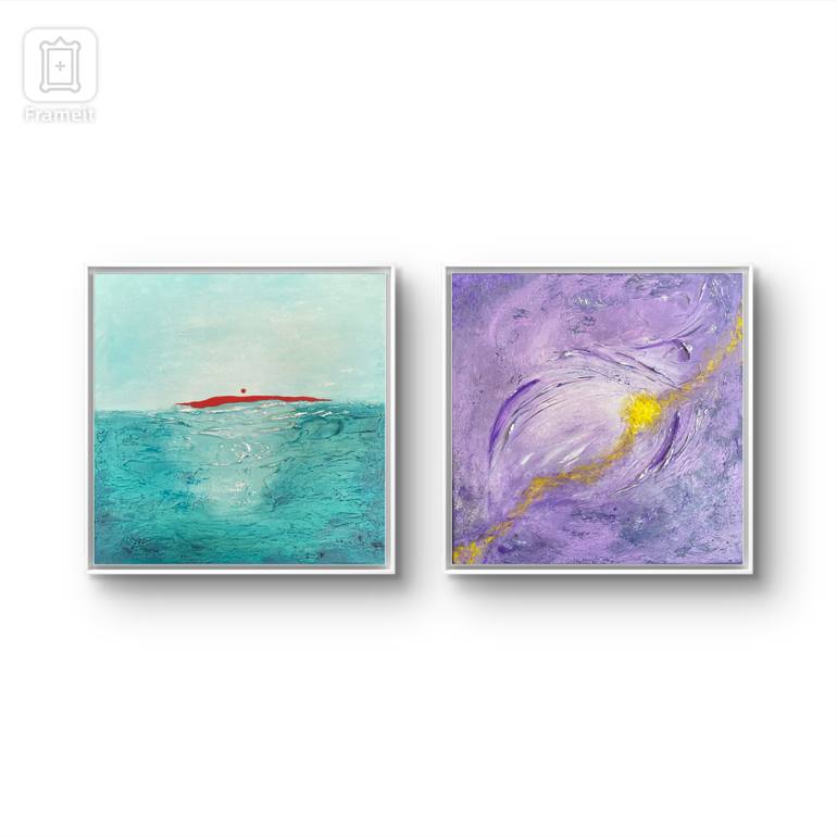 Original Abstract Expressionism Abstract Painting by Tasha Ali