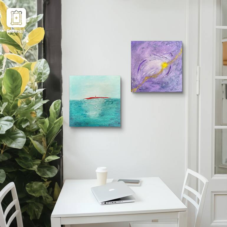 Original Abstract Expressionism Abstract Painting by Tasha Ali