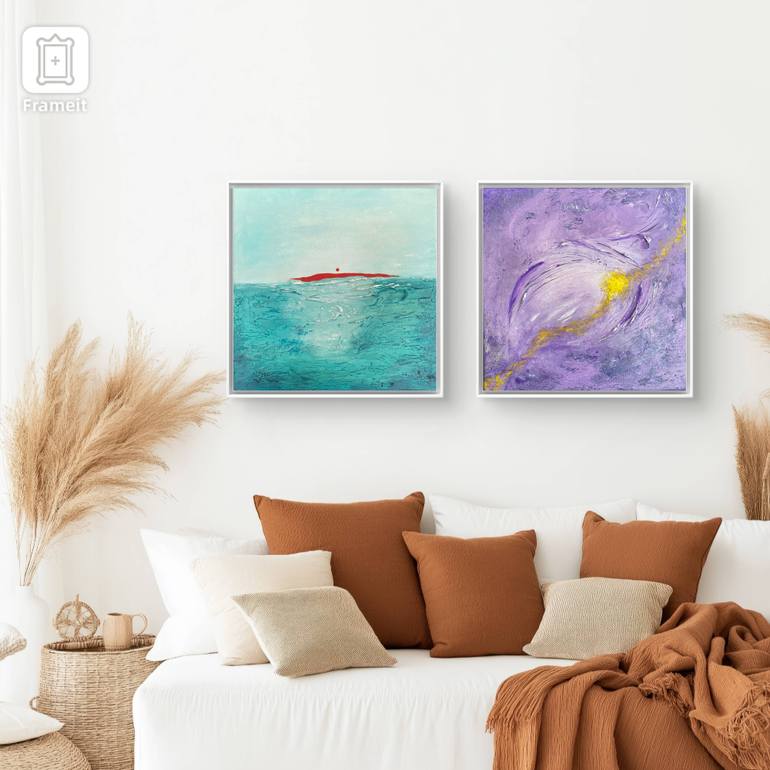 Original Abstract Expressionism Abstract Painting by Tasha Ali