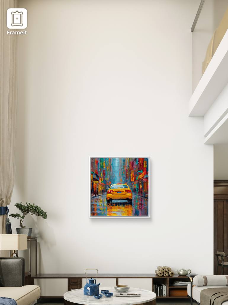 Original Impressionism Car Digital by Tasha Ali