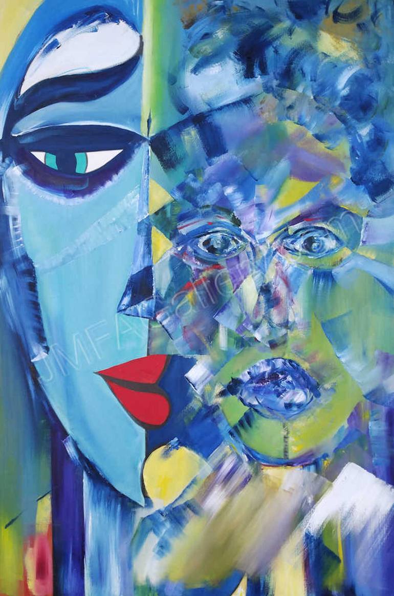 Original Abstract Expressionism Abstract Painting by Kate Johnson