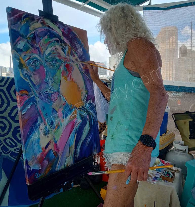 Original Abstract Expressionism Abstract Painting by Kate Johnson