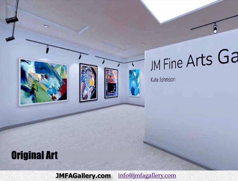 Original Abstract Expressionism Abstract Painting by Kate Johnson