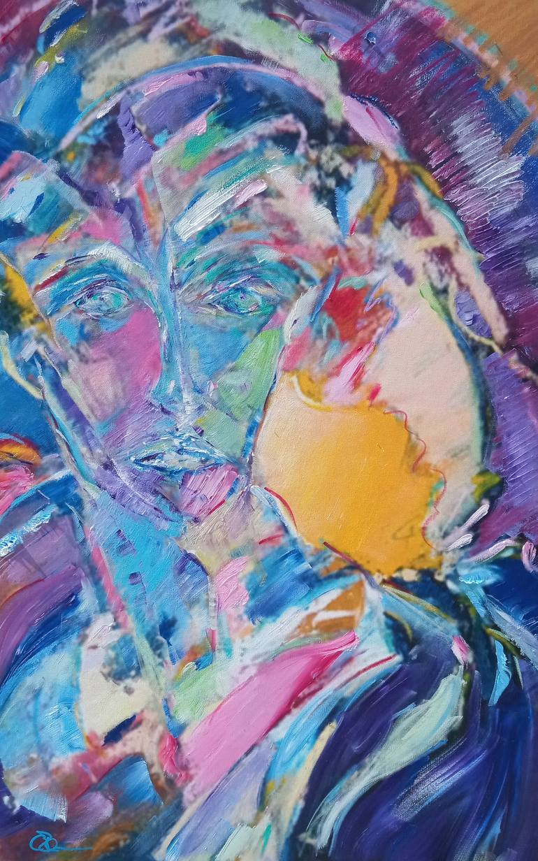 Original Abstract Expressionism Abstract Painting by Kate Johnson