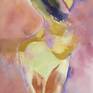 Femme Rose Oil on Canvas