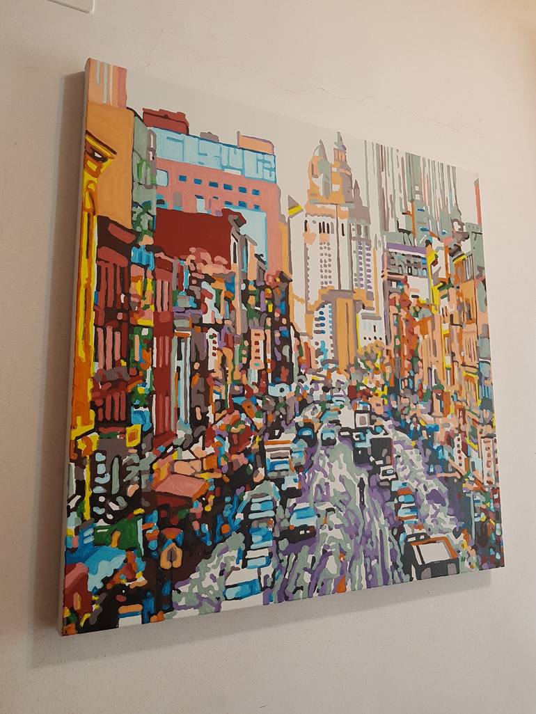 Original Cities Painting by Giovanni Manzo
