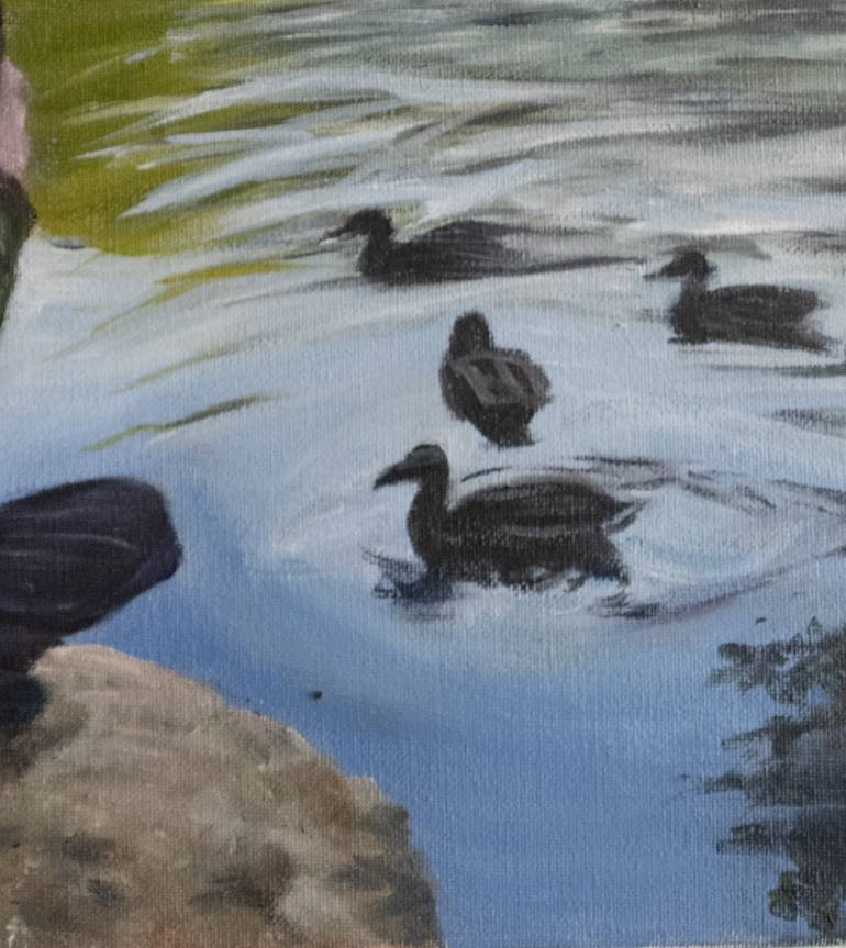 Original Impressionism Nature Painting by Elena Elkina