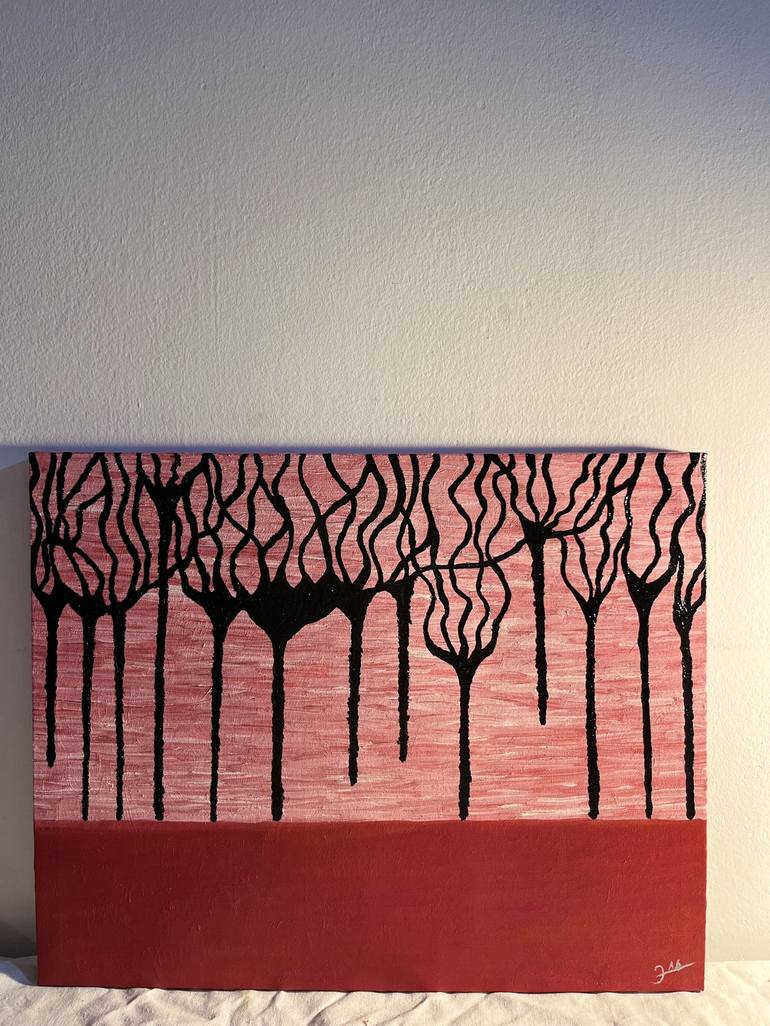 Original Abstract Fantasy Paintings by Elvira Kuliyeva