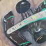 Front wing of Mercedes car