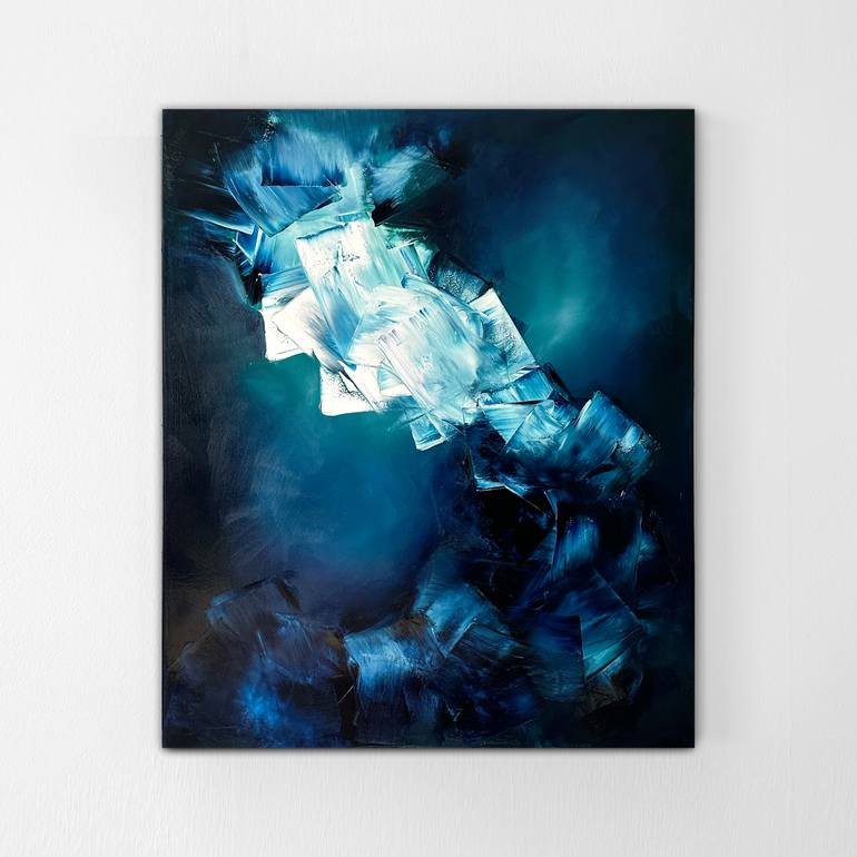 Original Abstract Expressionism Abstract Painting by Rebecca Gischel