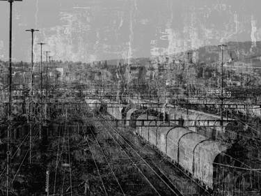 Original Black & White Cities Digital by Buket Bal S