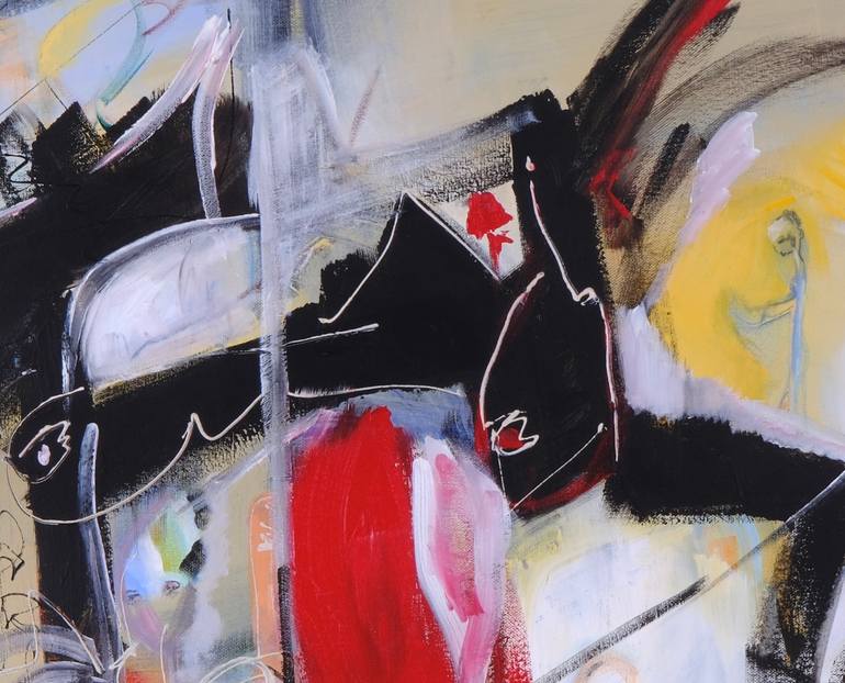 Original Abstract Expressionism Abstract Painting by Ani Kusho