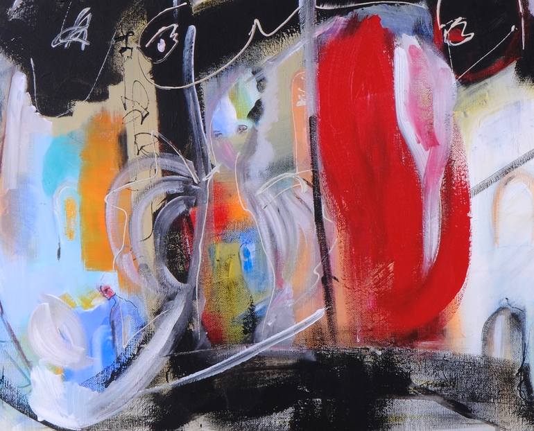 Original Abstract Expressionism Abstract Painting by Ani Kusho