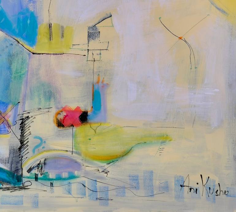 Original Abstract Expressionism Abstract Painting by Ani Kusho