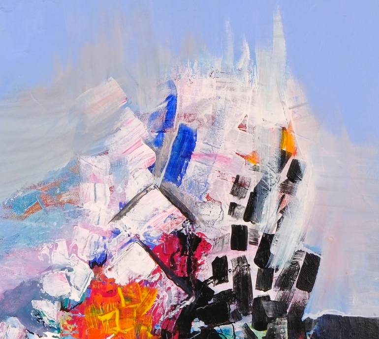 Original Abstract Expressionism Abstract Painting by Ani Kusho