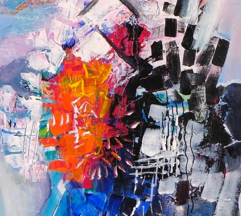 Original Abstract Expressionism Abstract Painting by Ani Kusho