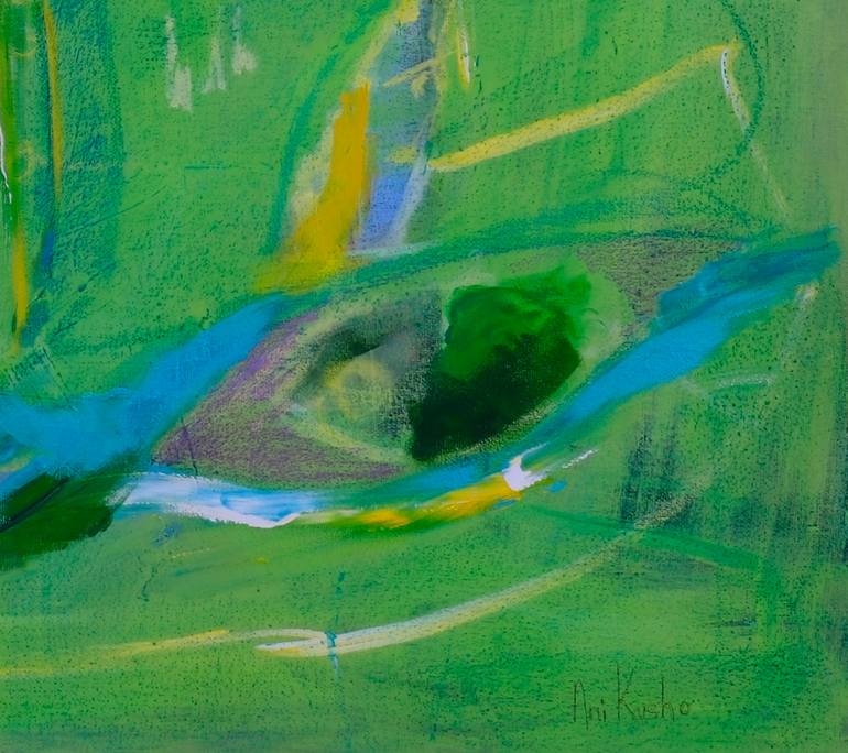Original Abstract Expressionism Abstract Painting by Ani Kusho