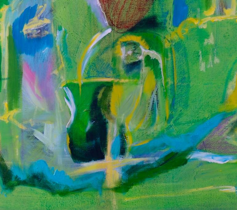 Original Abstract Expressionism Abstract Painting by Ani Kusho