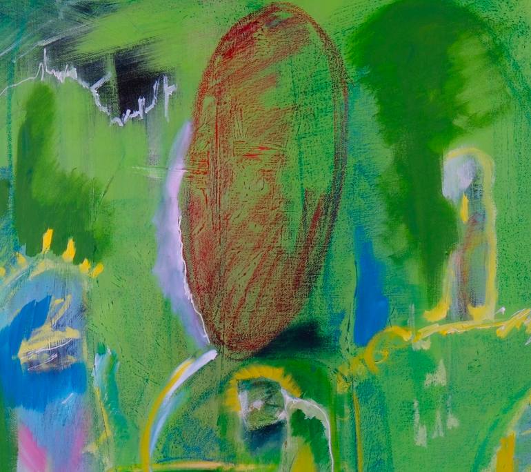 Original Abstract Expressionism Abstract Painting by Ani Kusho