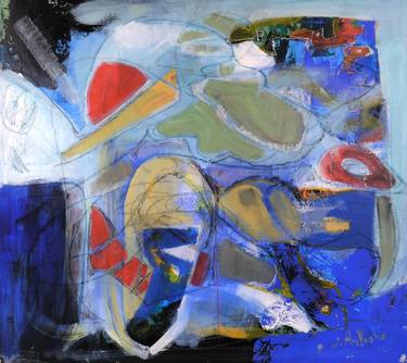 Original Abstract Expressionism Abstract Painting by Ani Kusho