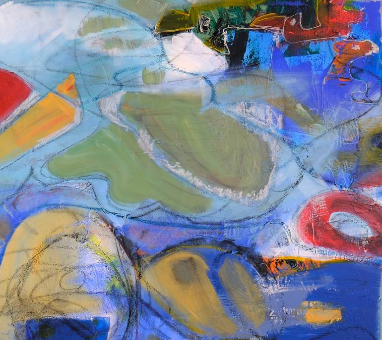 Original Abstract Expressionism Abstract Painting by Ani Kusho