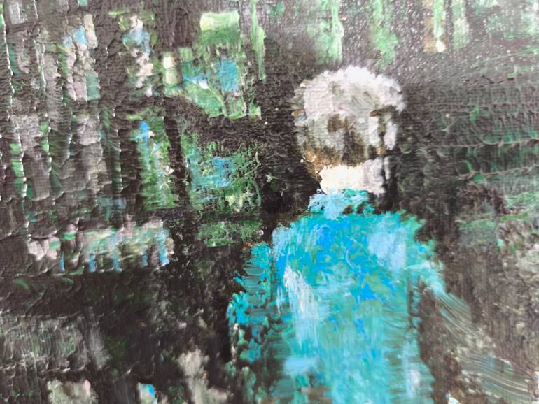 Original Abstract People Painting by Anna Annawed