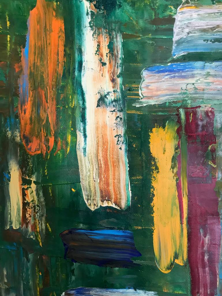 Original Abstract Expressionism Abstract Painting by Bruno Georges David