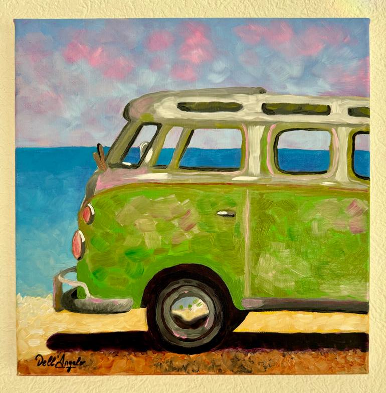 Original Figurative Travel Painting by Silvina Dell'Angelo