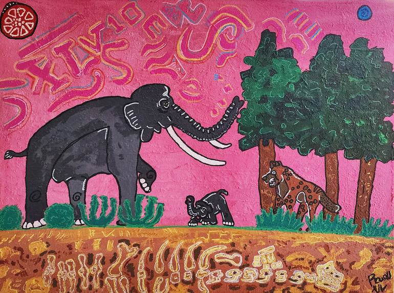 Print of Abstract Animal Paintings by Ravell Robinson