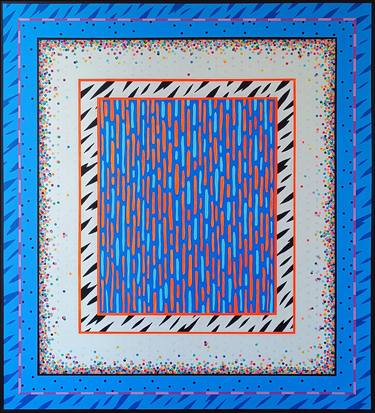 Original Geometric Abstract Paintings by Lina Vaitiekunaite