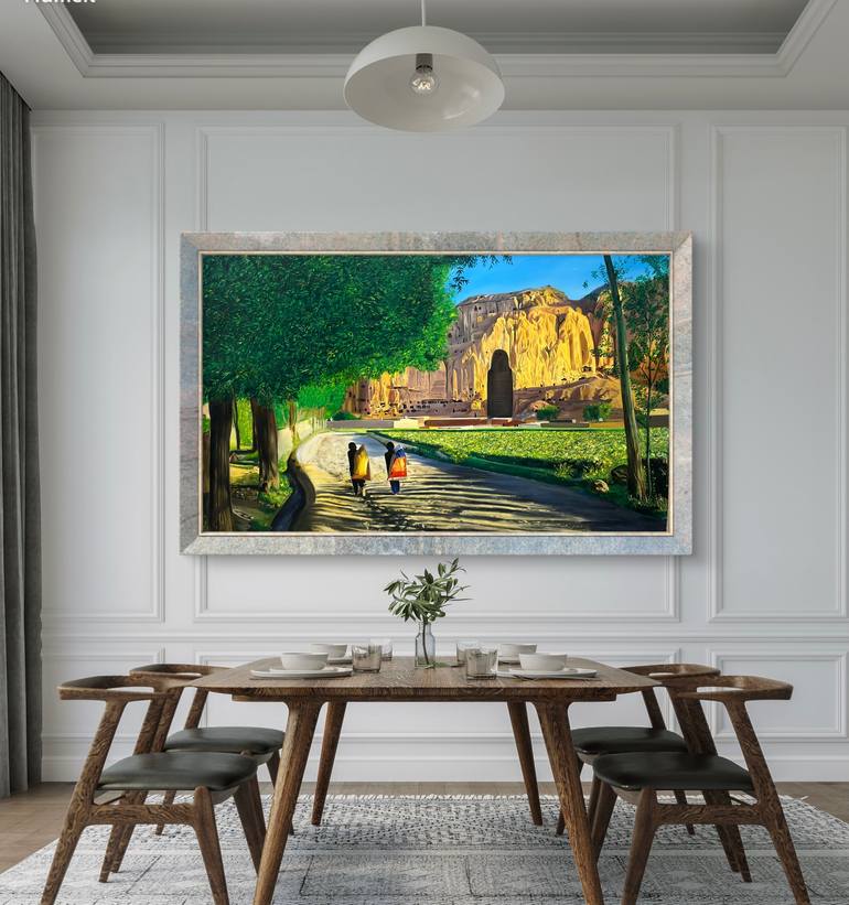 Original Impressionism Nature Painting by Basharat Azizi