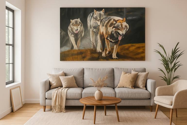 Original Abstract Animal Painting by Jasper Naim