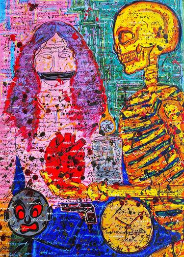 Original Abstract Fantasy Painting by Aditya Singh Thakur