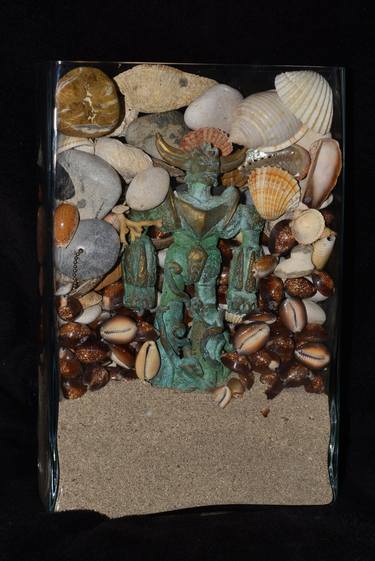 Original Figurative Classical Mythology Sculpture by Dario Panzica Pan