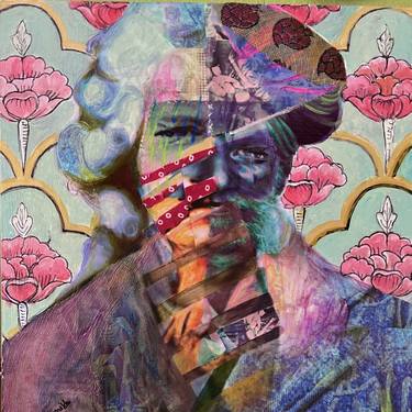 Original Conceptual People Mixed Media by Nimisha Doongarwal