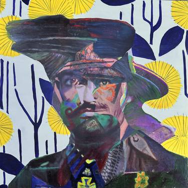 Original Conceptual People Mixed Media by Nimisha Doongarwal
