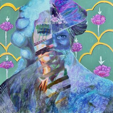 Original Conceptual People Mixed Media by Nimisha Doongarwal