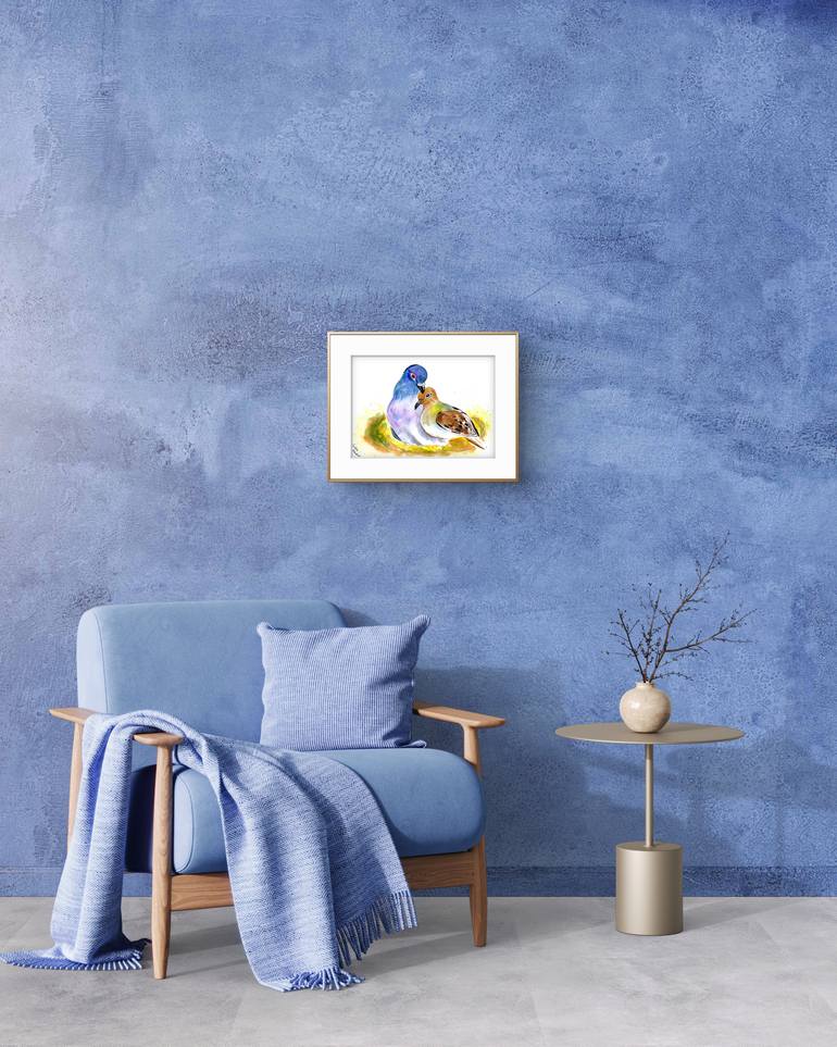 Original Conceptual Animal Painting by Luba Kholov