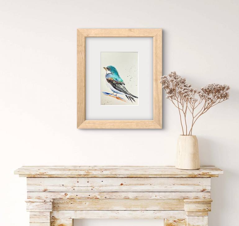 Original Expressionism Animal Painting by Luba Kholov