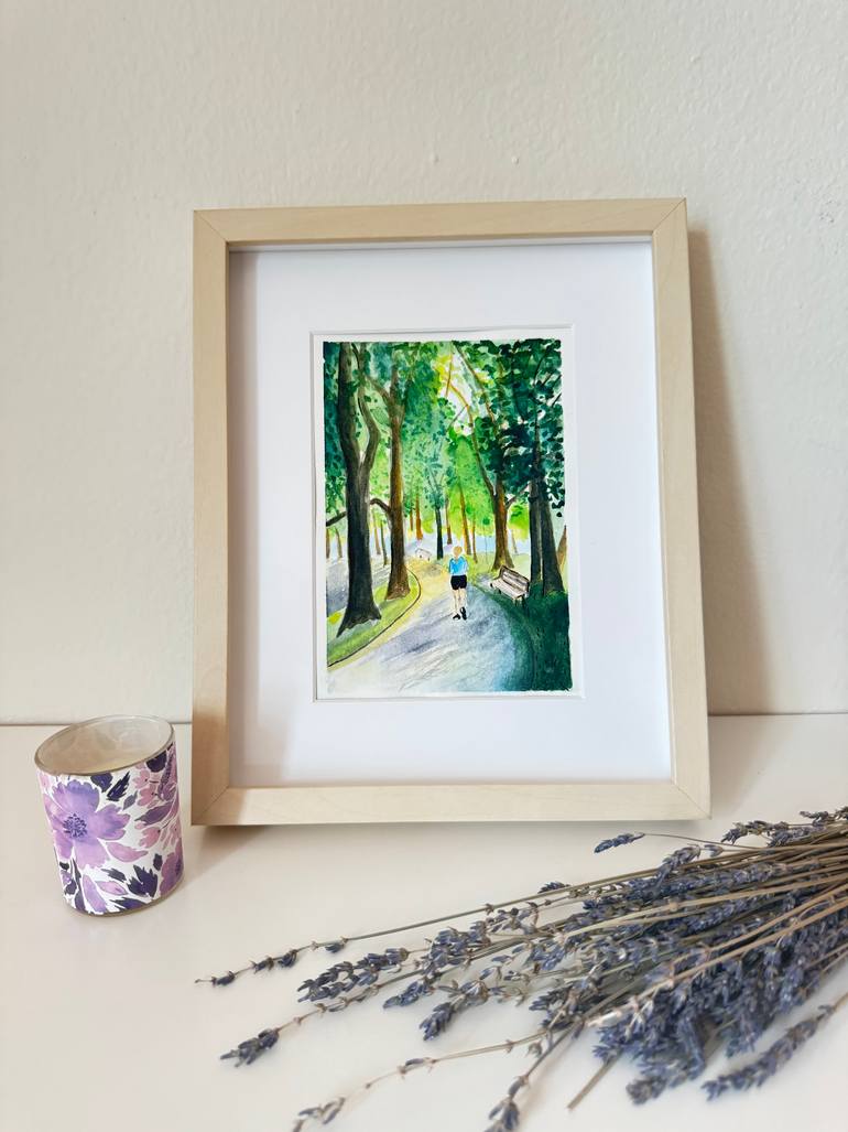 Original Conceptual Landscape Painting by Luba Kholov