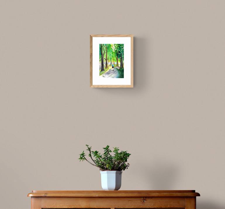 Original Conceptual Landscape Painting by Luba Kholov