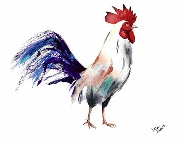 Original Contemporary Animal Painting by Luba Kholov